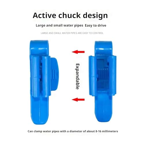 Aquarium Fish Tank Inflow Outflow Tube Holder 30pcs Aquarium Tube Holder Clip Fish Tank Water Change Hose Support ABS Plastic Glass Mount with Anti-Slip Design for Glass Fish Tanks(Blue)