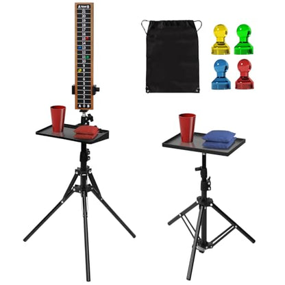 2 Sets Cornhole Scoreboard with Drink Holder