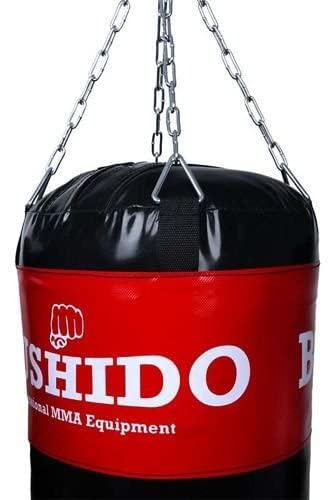 DBX BUSHIDO SPORT Unfilled Punching Bag, 130 cm, Boxing Bag, Training Boxing Sports and Kickboxing, Punching Bag (Red)