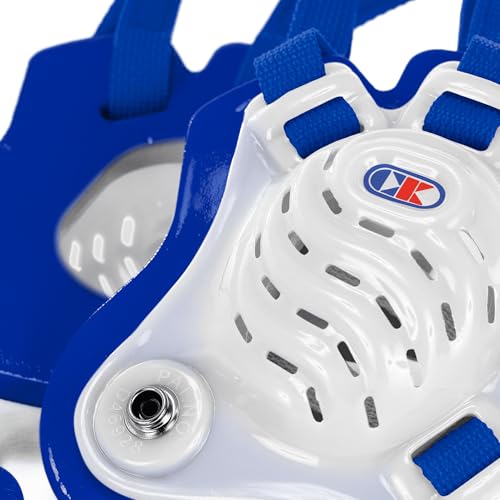 Cliff Keen Tornado Wrestling Headgear - color: Translucent / Royal Blue / Royal Blue