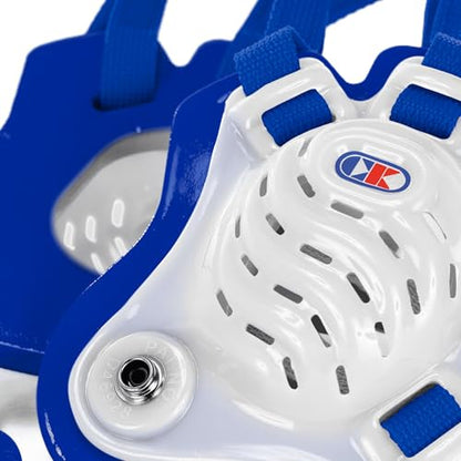 Cliff Keen Tornado Wrestling Headgear - color: Translucent / Royal Blue / Royal Blue