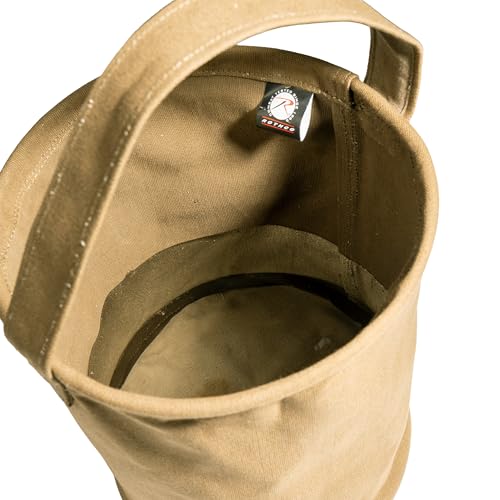 Rothco Canvas Water Bucket - Durable and Portable Container for Carrying Water, Tools, and Supplies