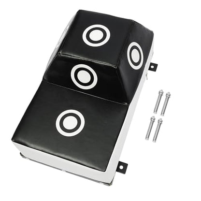 Wall Boxing Punching Pad, Wall Mount Uppercut Boxing Heavy Bag - color: White+Black