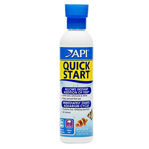 API QUICK START Freshwater and Saltwater Aquarium Nitrifying Bacteria 8-Ounce Bottle - size: 8-Ounce
