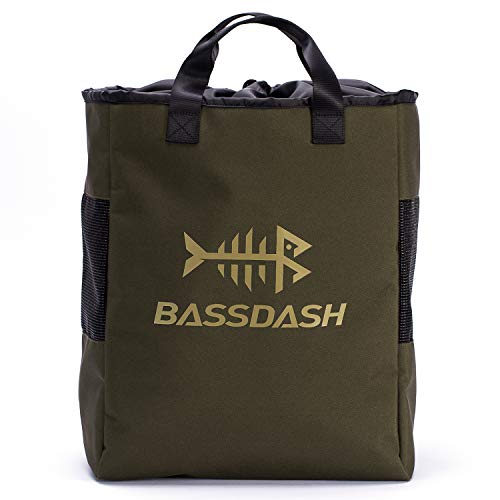 BASSDASH Fishing Hunting Wader Bag Vented Mesh Shoe Boot Bag