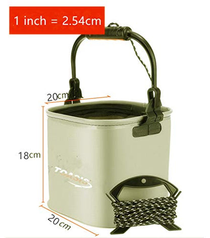 Toasis Live Fishing Bait Bucket