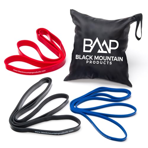 Black Mountain Products Strength Loop Resistance Exercise Bands - color: Combo Pack