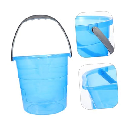 BESTYASH Plastic Water Storage Bucket Handle Portable Cleaning Bucket for Home Dorm Survival Cleaning