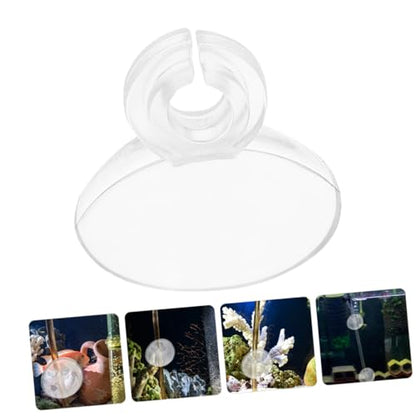 40pcs Soft Clip Holders for Aquarium Oxygen Tubing Cup Fasteners with Card Slot Convenient and Space-Saving Aquarium Pipe Clamp