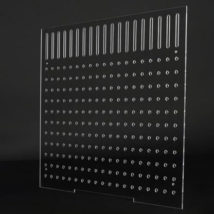 Acrylic Fish Tank Divider, Clear DIY Easy Install Isolation Board with Suction Cups, Aquarium Partition for Fish, Measures 15.74 X 11.81