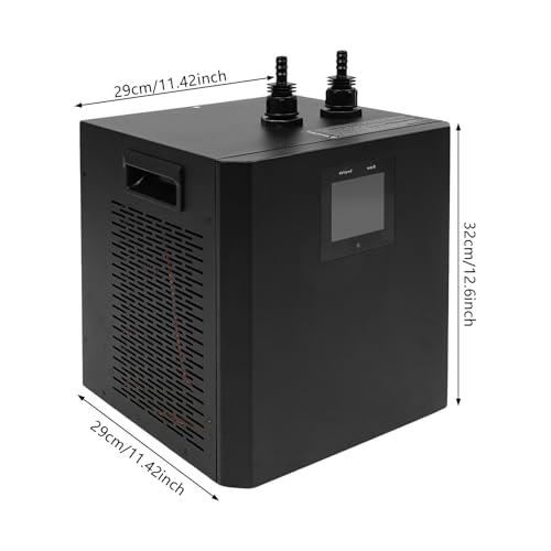 Aquarium Chiller, 300L/79.25Gal Aquarium Cooler, Aquarium Water Chiller with LCD Display, Fish Tank Water Chiller, Hydroponics Cooling System for Water Weeds Axolotl Jellyfish Coral Shrimp - size: 300L/79.25Gallon
