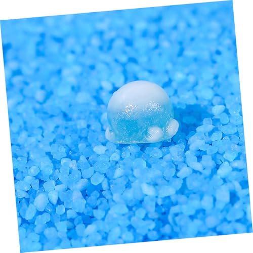 Wakauto 8pcs Aquarium Snow Mountain Décor Thematic Ornaments, 2pcs Realistic Miniature Iceberg Model Fish Tank Glacier Landscape Decoration Tank Accessories