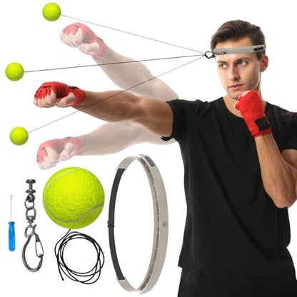 Boxing Ball with Headband Reaction Fitness