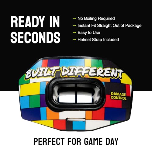 DAMAGE CONTROL Youth Football Mouth Guard – Built Different - color: Built Different