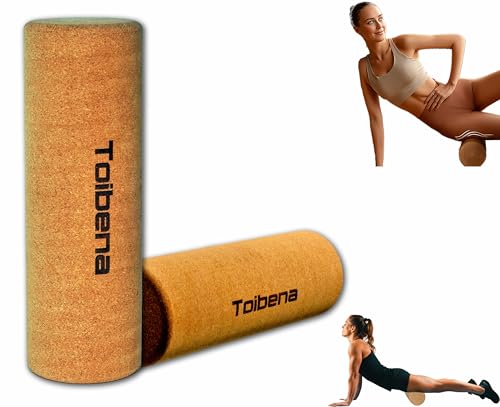 Foam Roller Physical Therapy/Natural Eco-Friendly Cork Roller,High-Density deep Tissue Massage Roller,Forcefully Relax Muscles,Stretching Roller Yoga & Travel Friendly (12 * 4 Inch) - size: 12 in x 4 in Cylindrical