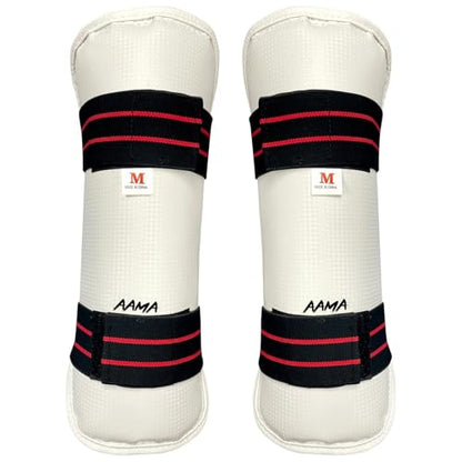 AAMA Taekwondo Vinyl Shin Guard Protector - size: Child Medium