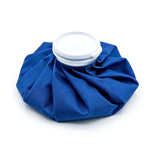 Reusable Ice Pack for Injuries, Hot and Cold Therapy Bag with Wide Mouth Cap, Cold Compress and Hot Water Bag for Knee, Shoulder, Back, Neck Pain Relief, Sprains, Swelling, Sports Injury