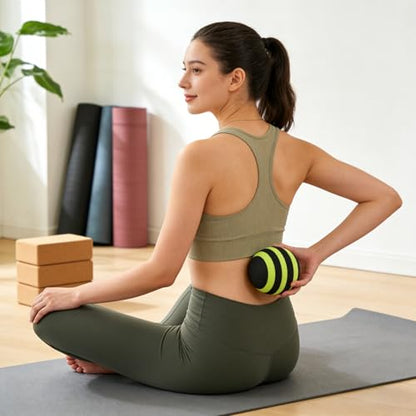 ZJchao Foam for Deep Tissue Release – High-Density EVA Roller for, Physical, Sports Recovery & Myofascial Self- (Large, 4.5")