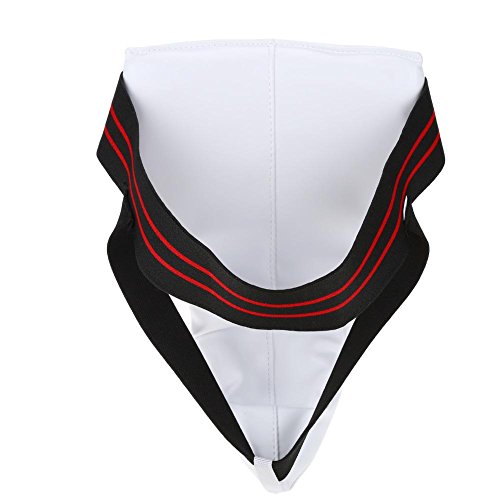 Vbest life Men Groin Guard, Men Taekwondo Groin Guard Men Jockstrap Boxing Karate Jockstrap Sanda Crotch Protector - size: X-Large