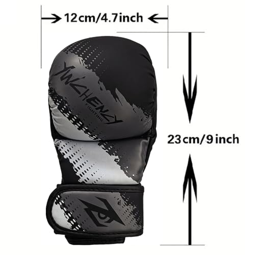 YWChenzy Fighting MMA Sparring Gloves Open Palm Martial Arts Boxing Punching Bag Training Gloves - color: yst2