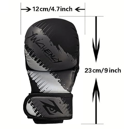 YWChenzy Fighting MMA Sparring Gloves Open Palm Martial Arts Boxing Punching Bag Training Gloves - color: yst2