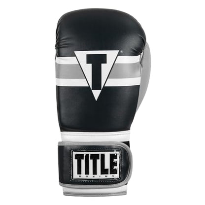 Title Boxing World Bag Boxing Gloves - color: Navy/Grey/White, size: 16 oz
