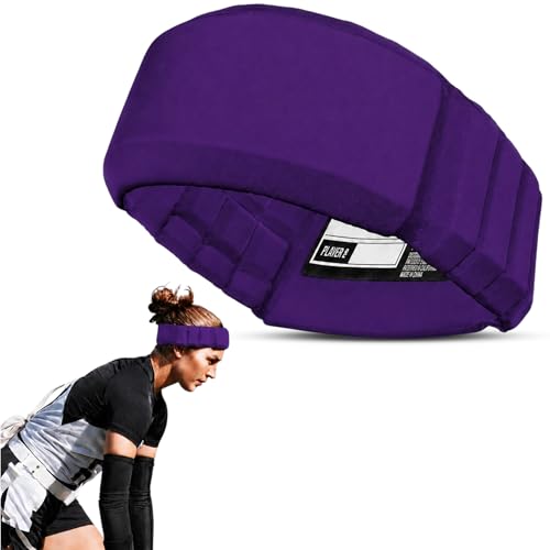 Gamebreaker Aura Protective Headband - Lightweight Soccer & Flag Football Headgear with Quick-Wick Moisture Control & Impact Protection - Unisex Youth & Adult - color: Purple, size: X-Small-Small