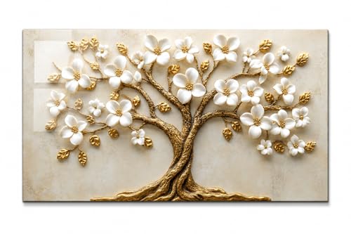 Evgosm Tempered Glass Backsplash for Kitchen, Flowers Stove Splashback, Glass Backsplash, Used for Kitchen Wall Protection and Decoration, Easy to Install and Clean. (30x16'')