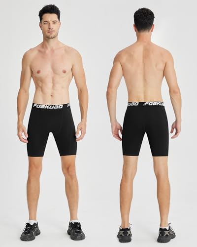 Compression Shorts Men Spandex Running Shorts Sports Athletic Base Layer Workout Performance Underwear