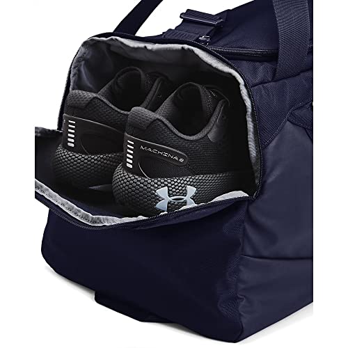 Under Armour Undeniable 5.0 Duffle - color: Midnight Navy (410)/Metallic Silver, size: Small (40L)