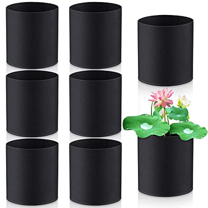 8 Pcs Aquatic Plant Pots for Pond, Pond Plant Baskets Heavy Duty Fabric Pots for Garden, Aquatic Plants, Bog Plants, Water Lily, Lotus, Flower(6 x 6 Inch)