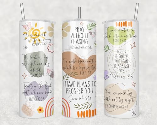 Christian Skinny Tumbler - Jesus Mug - You Are Christian Cup - Faith - Straight - Faith Bible Scripture Verses - Christian Affirmatio - Positive Inspirational - 20Oz Skinny Tumbler