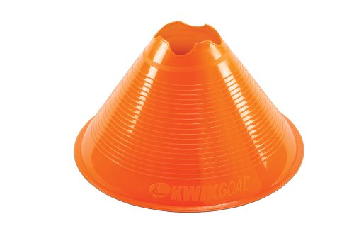 Kwik Goal Jumbo Disc Cones, Pack of 12 - color: Orange