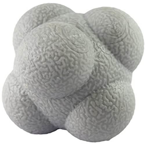 AIRLAXER Reaction Ball,Reflex Ball for Hand Eye Coordination Training,2.83 inch,Pack of 3-Blue,Yellow,Grey