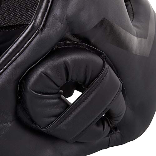 Venum Elite Iron Headgear - color: Black/Black