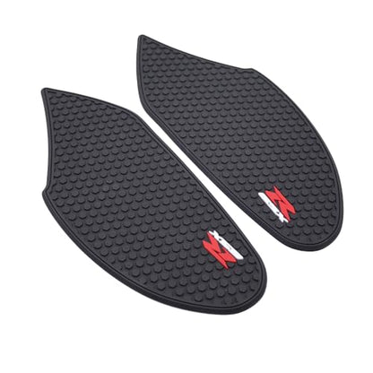 Motorcycle Accessories Side Fuel Tank Pad Protector Stickers Decal Gas Knee Grip Traction Pad for GSXR600 GSXR750 GSX-R 600 750 2006 2007, PVC Rubber Material, Black