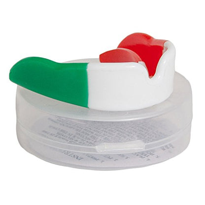KO Sports Gear Wrestling Mouth Guard, Mexico Style, Boil-and-Bite Custom Fit Mouthpiece for Teeth Protection, Football, Boxing, Wrestling, Basketball, BJJ, MMA, Teens & Adults - color: Mexico