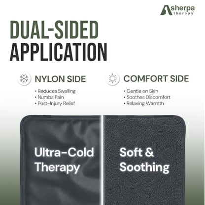 Flexible Hot and Cold Gel Pack, Large 11.5" x 14.5" - size: Large, style: Grey