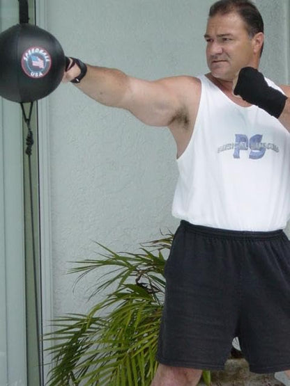 Speedball USA Double End Punching Bag for Boxing and Martial Arts - Lightweight with Adjustable Hooks and Flexible Cords