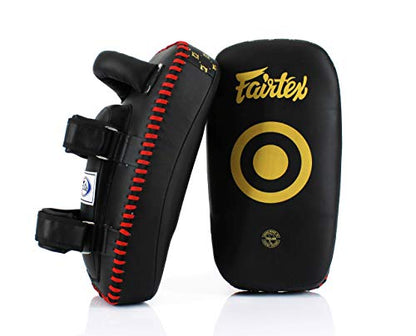 Fairtex KPLC5 Muay Thai Kickboxing Lightweight Thai Pads - color: Black