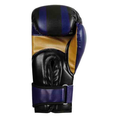 Title Boxing World Bag Boxing Gloves - color: Purple/Black/Gold, size: 16 oz