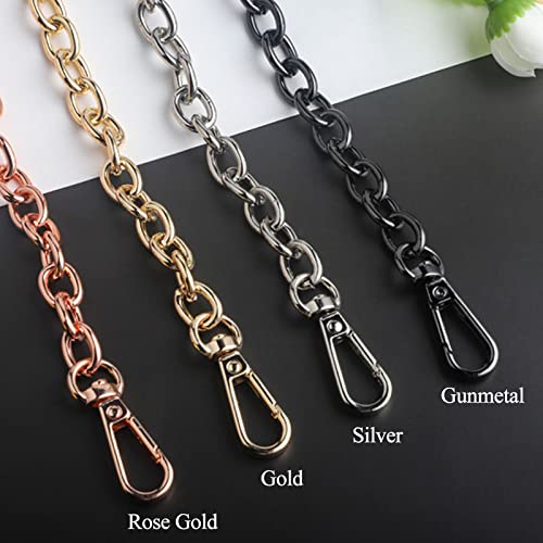 Beaulegan Purse Chain Strap Replacement, 51 inches Silver - color: Silver