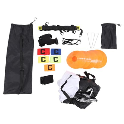 CHICIRIS Agility Ladder Set, Agility Ladder Speed Training Equipment Set with Speed Soccer Cones Running Umbrella Football Fitness Training Equipment