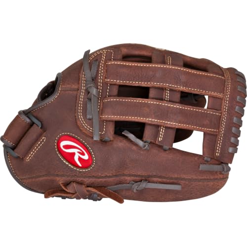 Rawlings | Player Preferred Baseball Glove | Baseball & Slowpitch Softball - color: Pro H-Web | Brown, size: 13" | Outfield