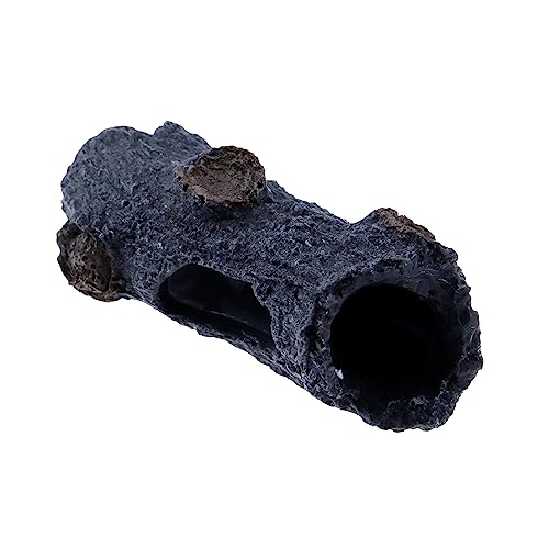 Wealrit Resin Tree Stump, Hollow Log, Aquarium Landscape Decoration, Caves and Hides for Fish