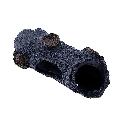 Wealrit Resin Tree Stump, Hollow Log, Aquarium Landscape Decoration, Caves and Hides for Fish