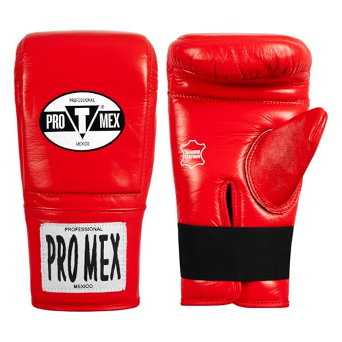 Title Boxing Pro Mex Professional Heavy Bag Boxing Gloves - color: Red, size: Large