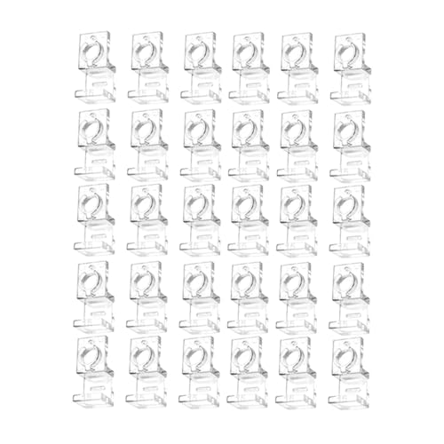 30x Aquarium Glass Cover Clips Clamps Inlet Outlet Pipe Holder Aquarium Lid Support Aquarium Accessories Hose Fastening Clips, for 15mm