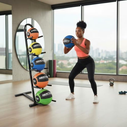 5-Ball Vertical Medicine Ball Rack (EA)