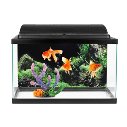 Aquarium Background Sticker, Fish Tank Seafloor Water Grass Decoration Painting, PVC Sticker for Fish Tank, Tropical Marine Landscape (61 * 30cm) - size: 61*30cm